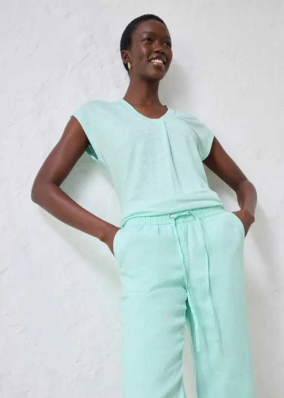 Byxa i rent lin, bonprix