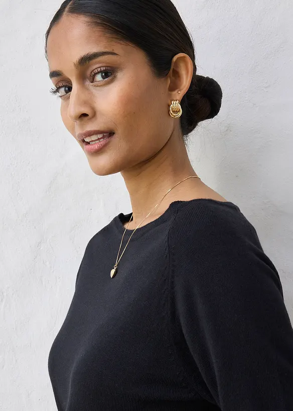 Tr&ouml;ja med sidenandel, bonprix