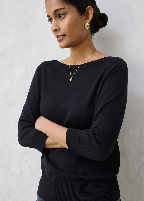 Tr&ouml;ja med sidenandel, bonprix