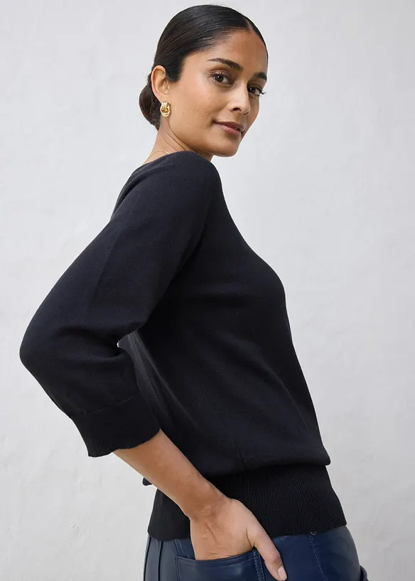 Tr&ouml;ja med sidenandel, bonprix