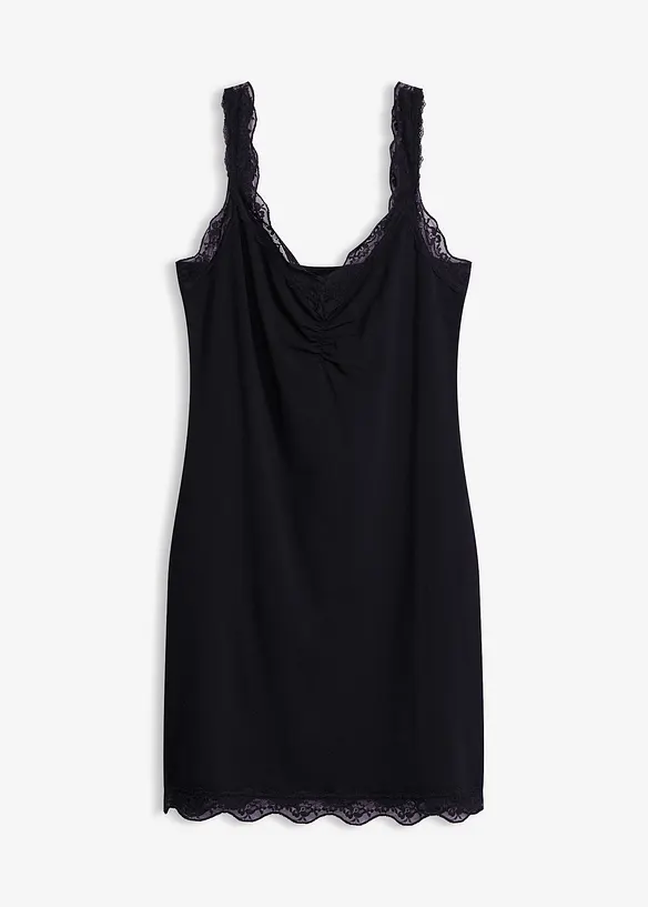 Nattlinne med axelband av spets, bonprix