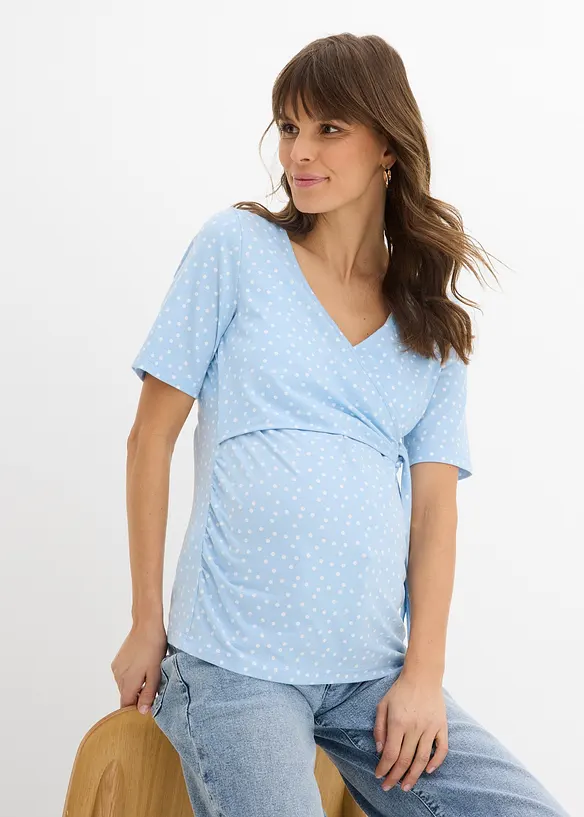 Mammatopp med omlott&ouml;verdel, bonprix