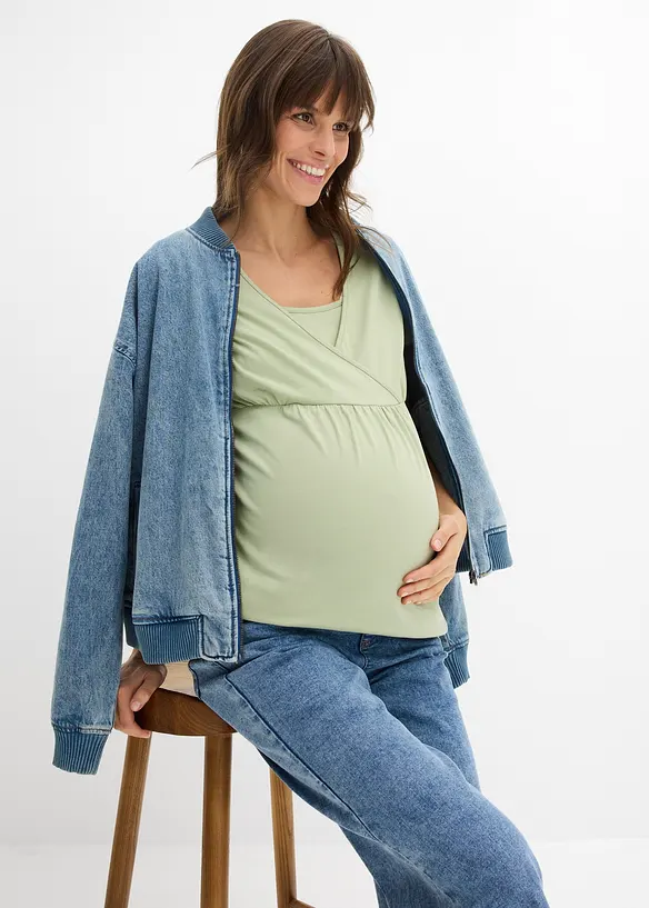 Mamma-/amningstopp med ekologisk bomull, bonprix