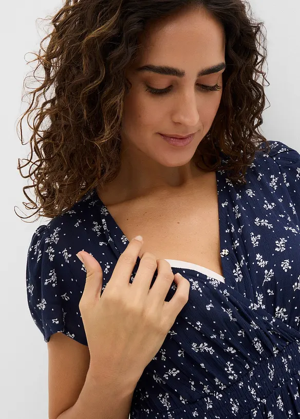 Mamma-/amningskl&auml;nning i viskoskr&auml;pp, bonprix