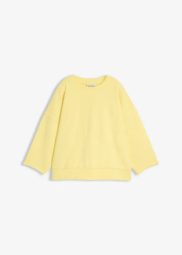 Oversizesweatshirt i bomullsmix, bonprix