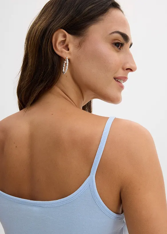 Linne med smala axelband (2-pack), bonprix