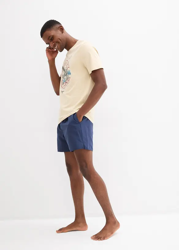 Badshorts med fickor i sidan, bonprix