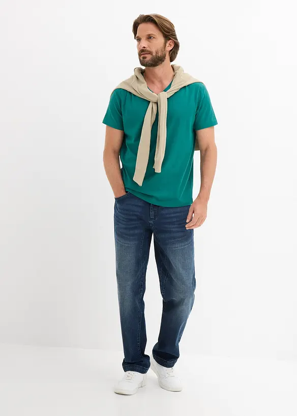 V-ringad T-shirt (3-pack), bonprix