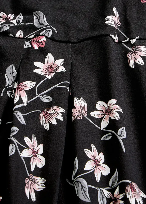 Jerseykl&auml;nning i viskosmix, bonprix