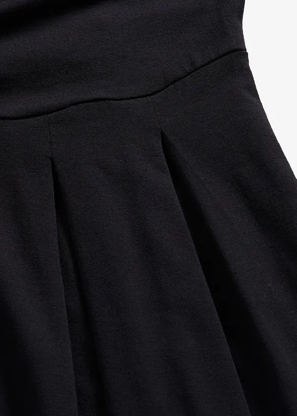 Jerseykl&auml;nning i viskosmix, bonprix