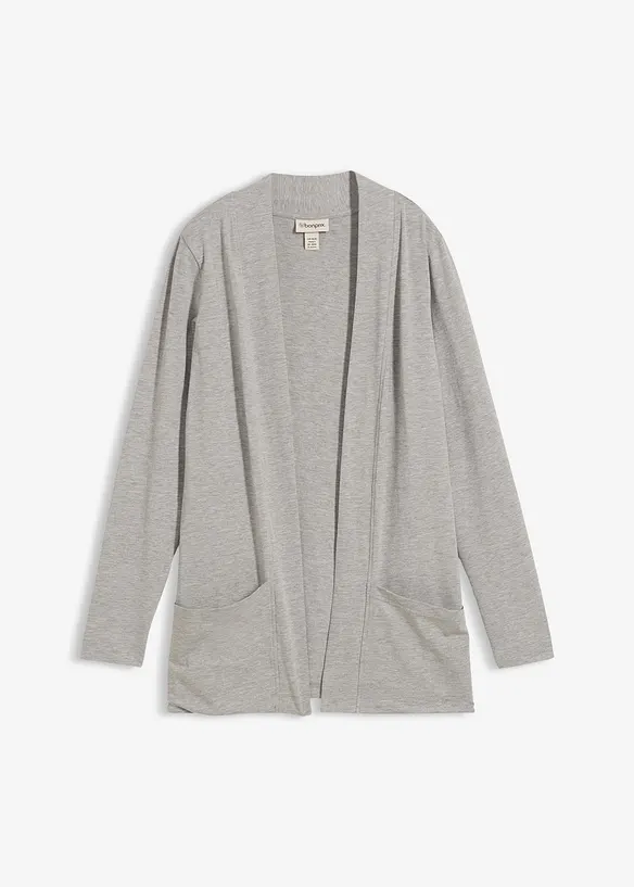 Stretchcardigan i mjuk viskosmix, bonprix