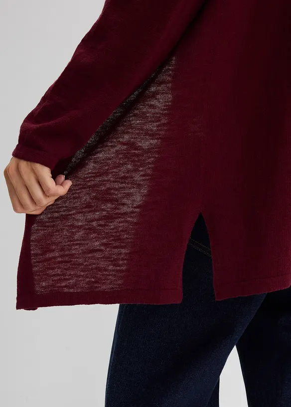 Cardigan i slubgarn av bomull, bonprix