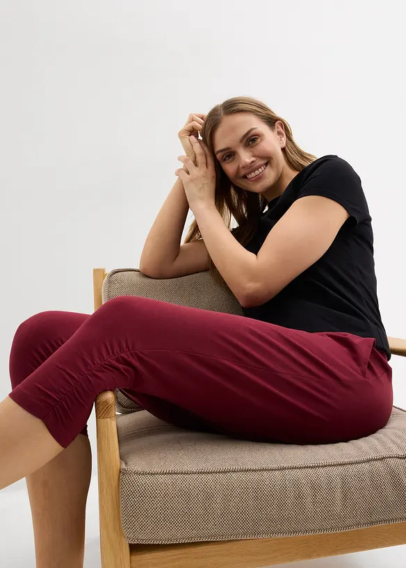 Jerseybyxa i bomullsmix, bonprix