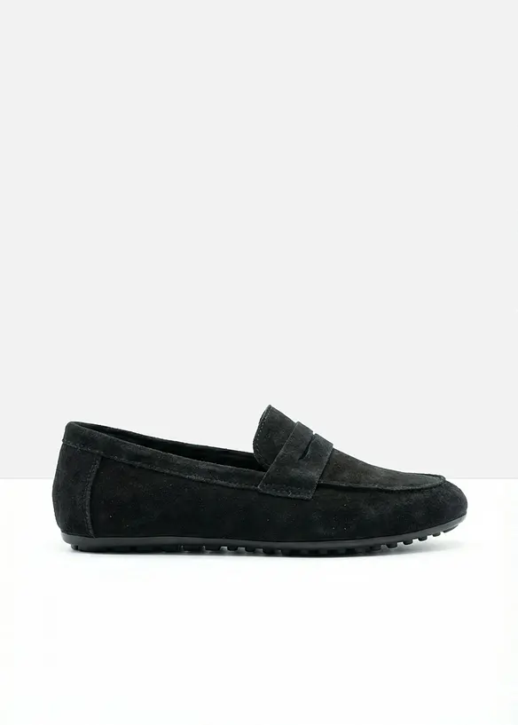 Loafers av mocka, bonprix