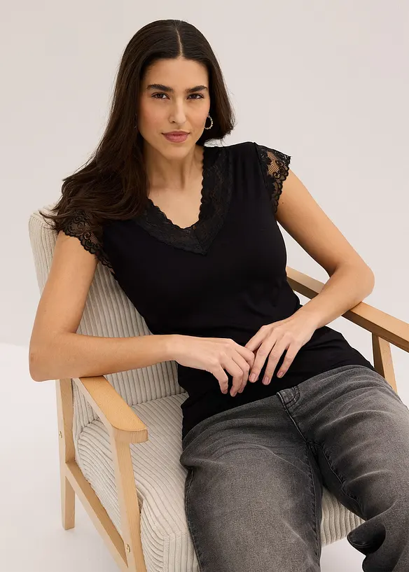 Topp i viskosmix, bonprix