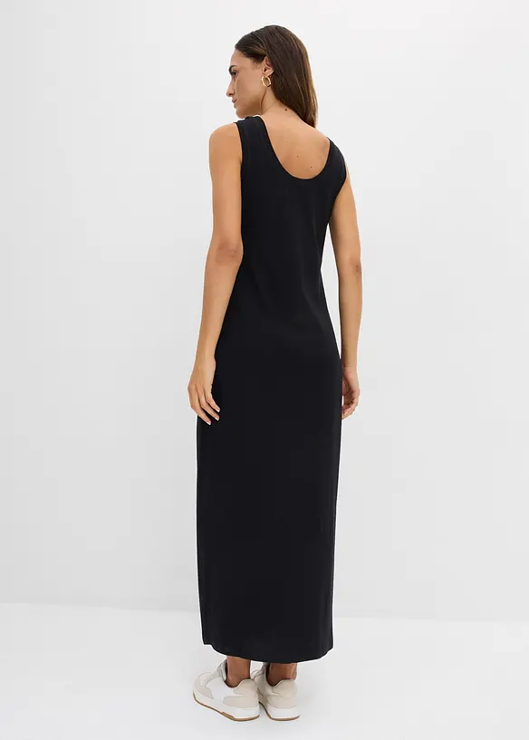 Jerseykl&auml;nning i insv&auml;ngd modell, bonprix