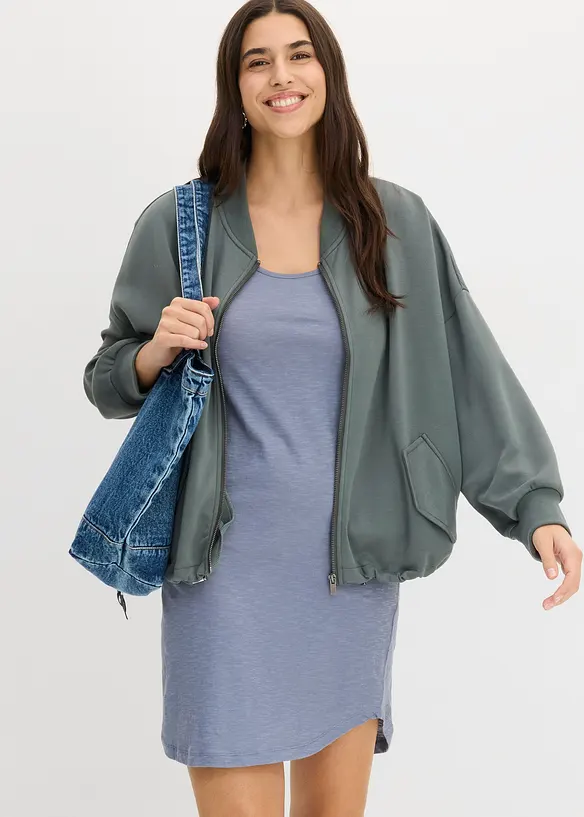 Trik&aring;kl&auml;nning i bomull med spets, bonprix