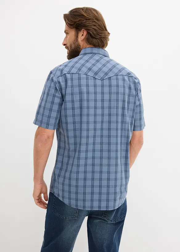 Kort&auml;rmad skjorta i bomull, bonprix