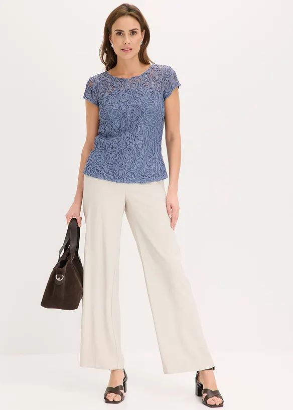 Blustopp av spets, bonprix