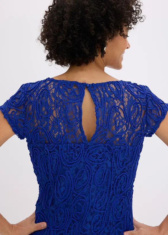 Blustopp med spets, bonprix