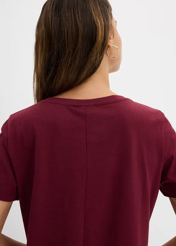 Jerseykl&auml;nning i ren bomull (2-pack), bonprix