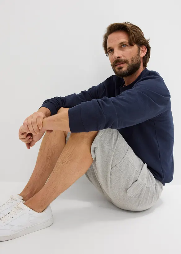 L&aring;nga trik&aring;bermudas med cargofickor, ren bomull, normal passform, bonprix