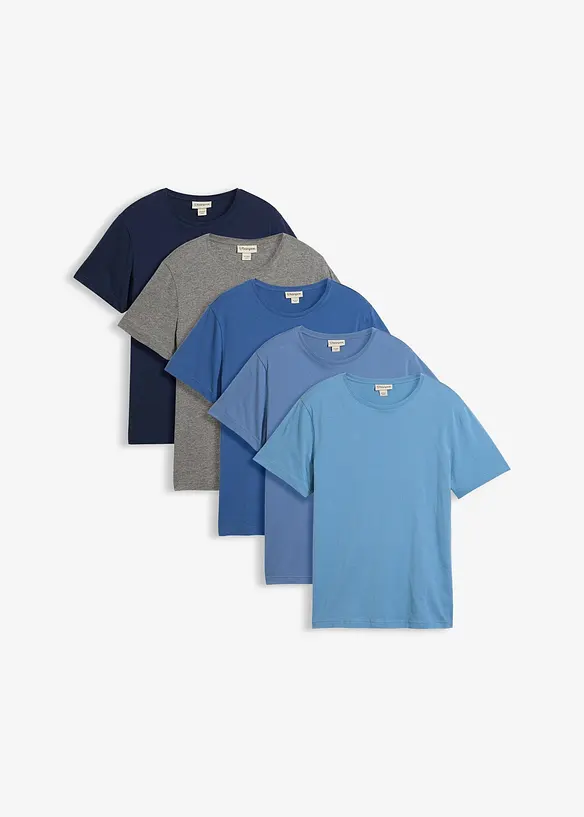 T-shirt (5-pack), bonprix