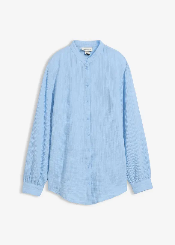 L&aring;ng blus i luftig muslin, bonprix