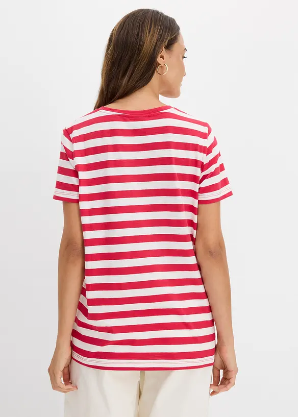 T-shirt med rund halsringning (2-pack), bonprix