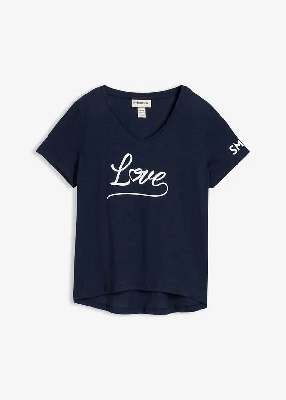 T-shirt med tryck, bonprix