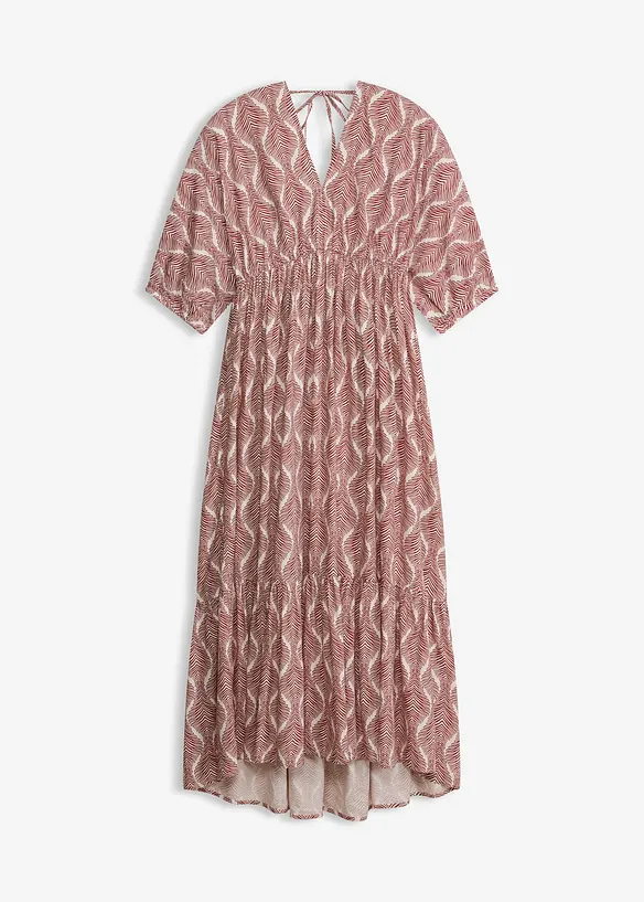 Mellanl&aring;ng kl&auml;nning i f&ouml;ljsam viskos, bonprix