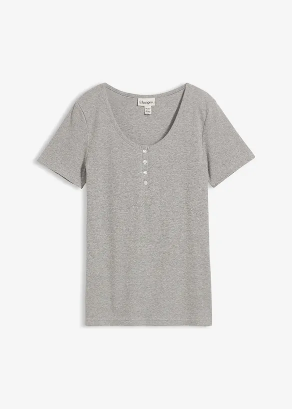 Kort&auml;rmad farfarstr&ouml;ja i ekologisk bomull, bonprix