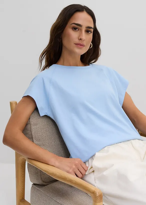 T-shirt i ren ekologisk bomull, bonprix