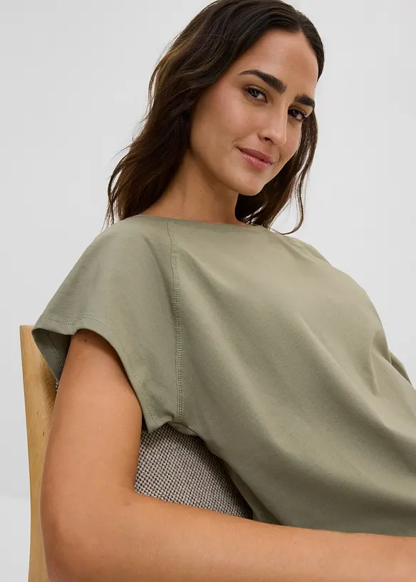 T-shirt i ren ekologisk bomull, bonprix