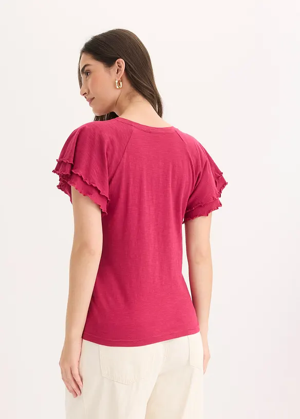 Topp med charmiga &auml;rmar, bonprix