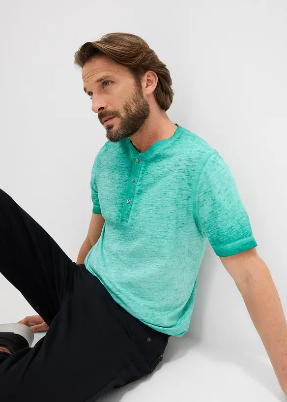 Farfarstr&ouml;ja i ekologisk bomull med tv&auml;ttad look, bonprix