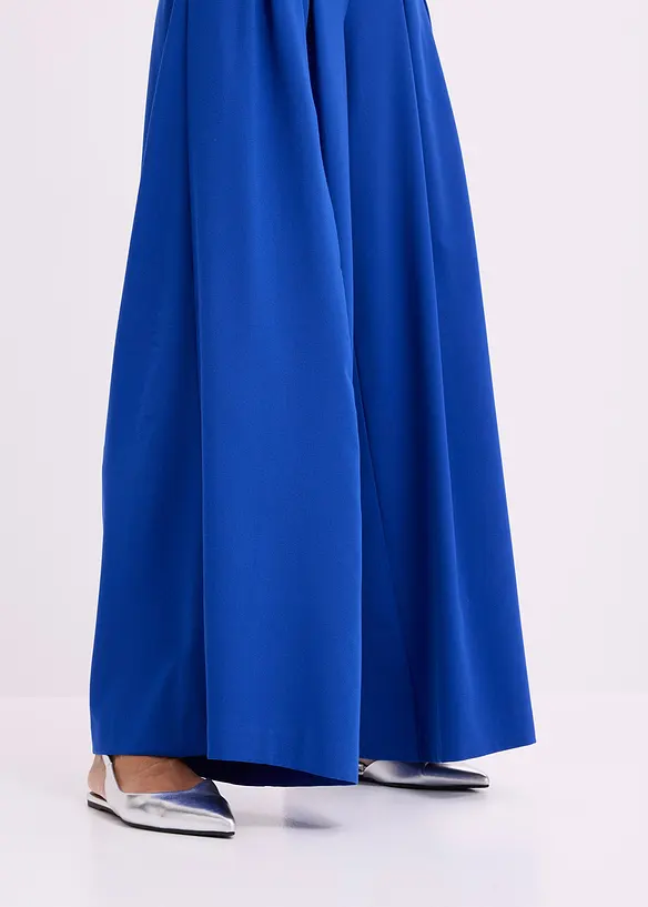 Byxa med gubbveck och sk&auml;rp (2 delar), bonprix