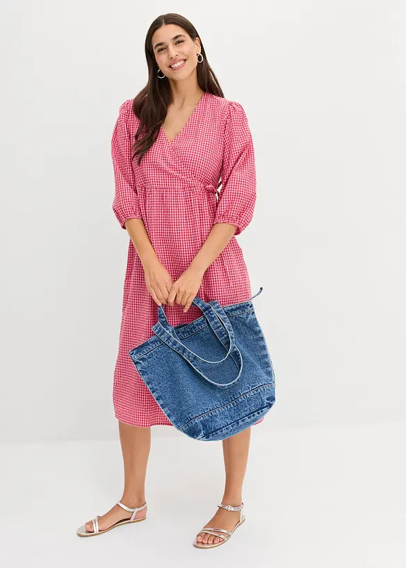 Omlottkl&auml;nning i material med struktur, bonprix