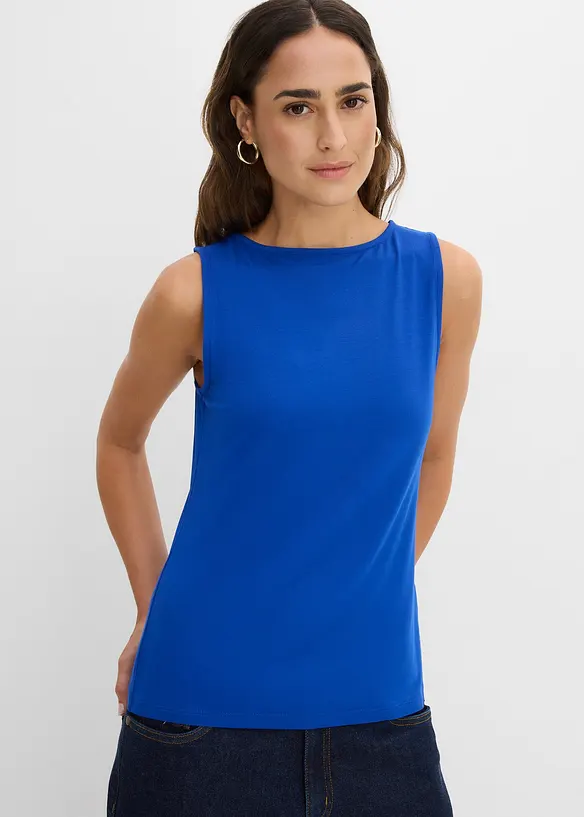 Linne i mjuk viskos (2-pack), bonprix