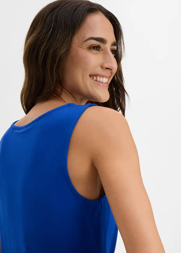 Linne i mjuk viskos (2-pack), bonprix