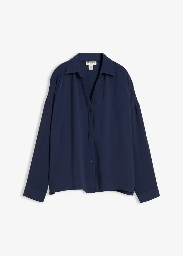 Blus i l&auml;tt kr&auml;pp, bonprix