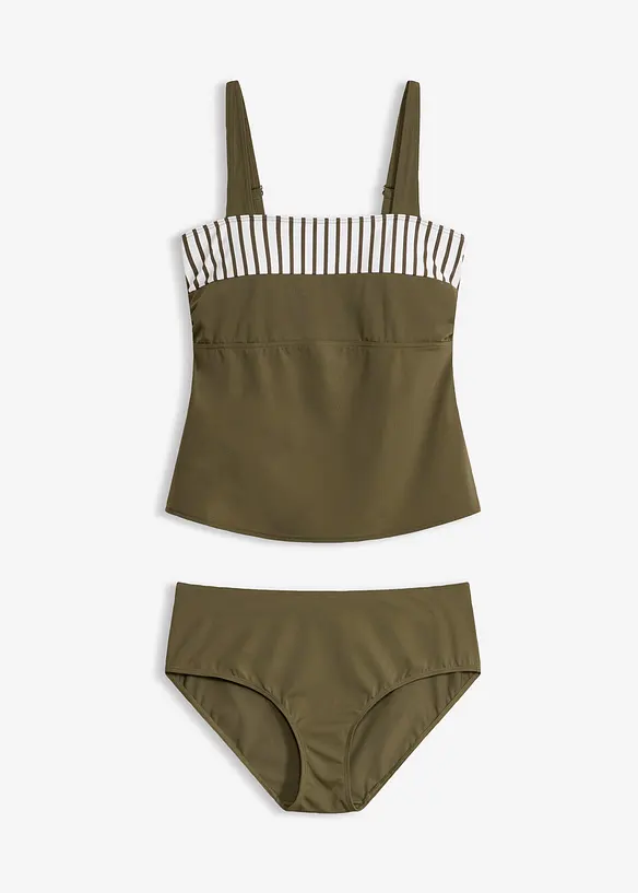 Tankini (2 delar) med breda axelband, bonprix