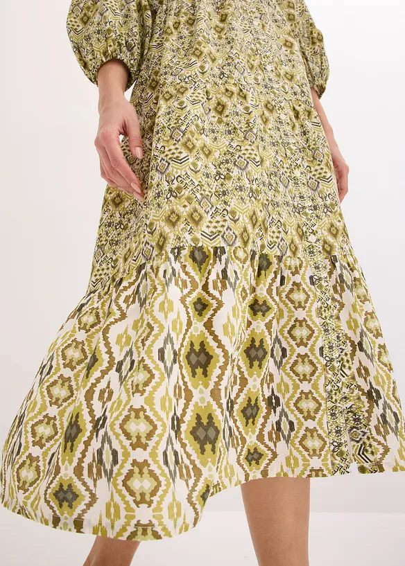 Mellanl&aring;ng kl&auml;nning i tunn bomull, bonprix