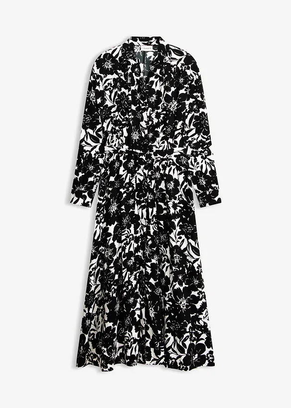 Skjortkl&auml;nning av viskos, bonprix