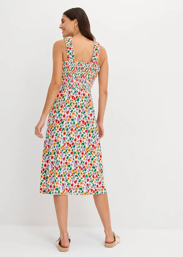 Jerseykl&auml;nning i bomull och viskos, bonprix