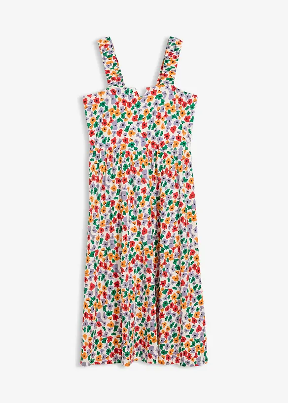 Jerseykl&auml;nning i bomull och viskos, bonprix