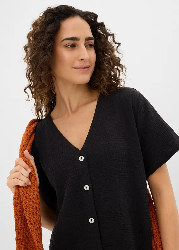 Bluskl&auml;nning i mjuk muslin, bonprix