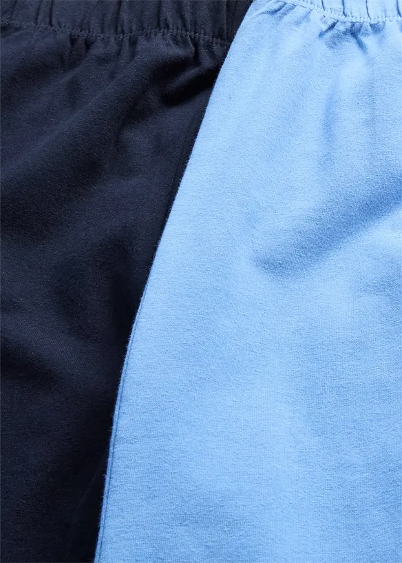 Caprileggings i ekologisk bomull (2-pack), bonprix