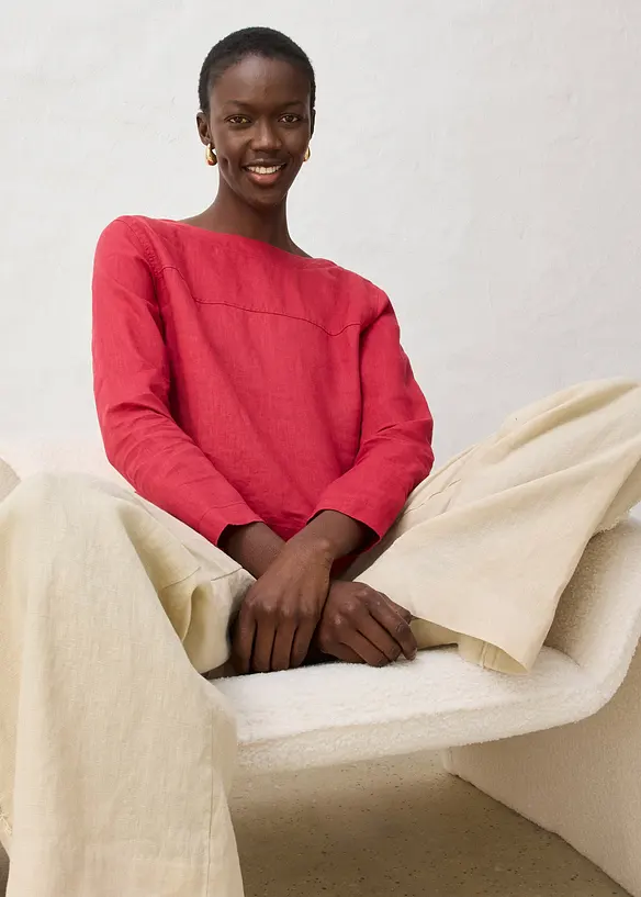 Tunika i rent lin, bonprix