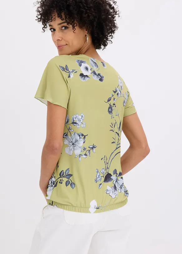 Topp med res&aring;r i nederkanten, bonprix